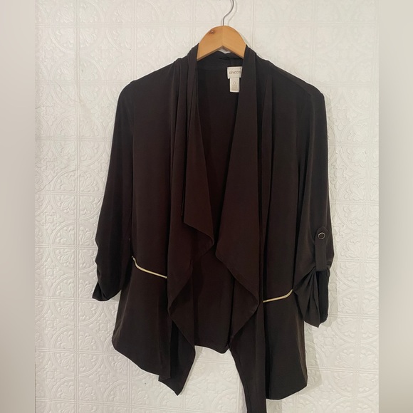 Chico’s | Roll-Tab Sleeve Jacket | Size 0 4/6 - Picture 6 of 6